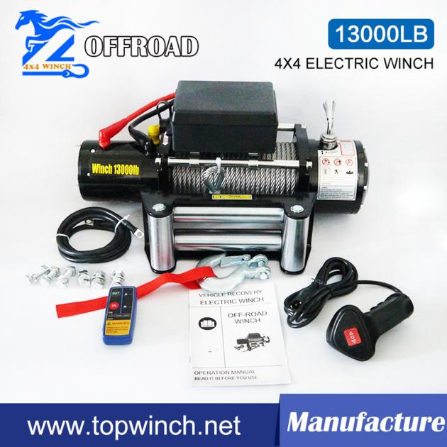 13000LB-1 DC12V/24V SUV 4X4 Electric Winch
