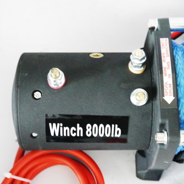 8000LBS Synthetic Rope Electric Winch