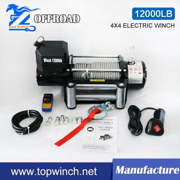 12000LB-2 DC12V/24V SUV 4X4 Electric Winch