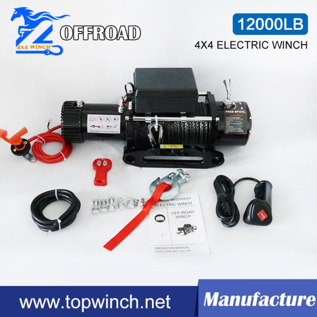 12000LB-3 DC12V/24V SUV 4X4 Electric Winch