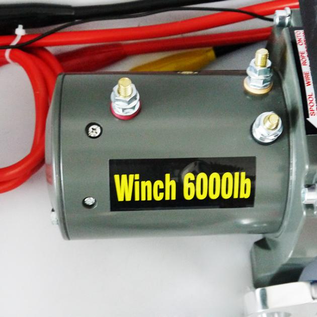 6000LBS DC12V 24V SUV Electric Winch