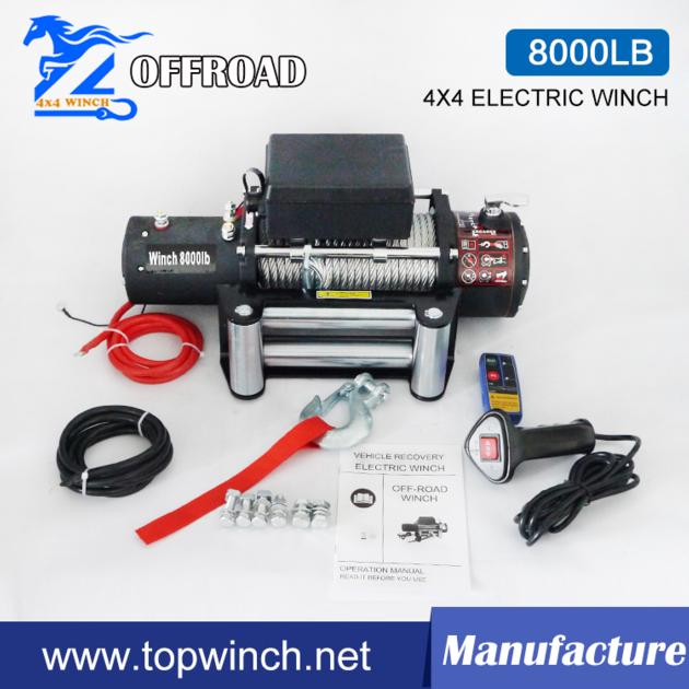 8000LB-2 DC12V/24V 4X4 Electric Winch