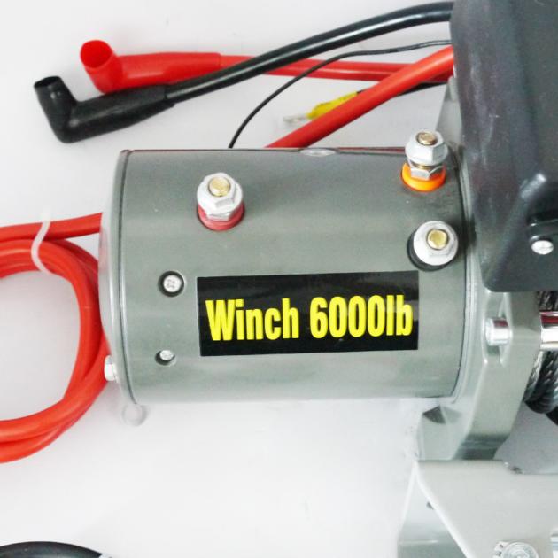 6000LB DC12V 24V SUV Electric Winch