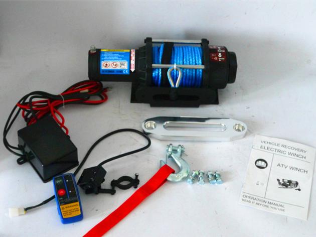 4500LB Electric Synthetic Rope Winch