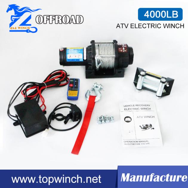 4000LB DC12V 24V UTV Electric Winch
