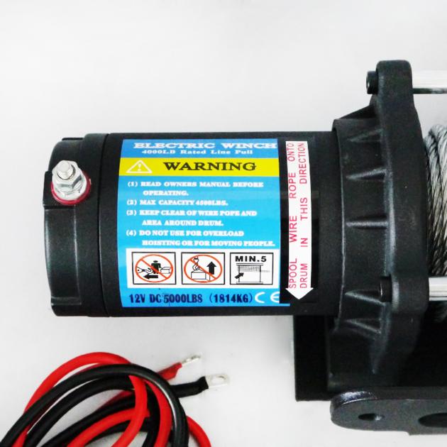 5000LB DC12V 24V UTV Electric Winch