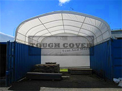 6m Wide Container Shelter Tent