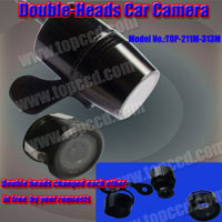 Double-heads car rear view camera,OV-7950