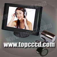 3.5inches car rear view monitor system with double-heads cameras (www.topccd.com)