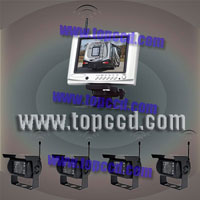 2.4G wireless 5inches vehicle rear view monitor system (www.topccd.com)