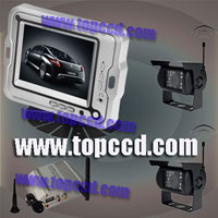 2.4G wireless 5inches vehicle rear view monitor system (www.topccd.com)