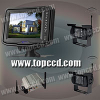 2.4G wireless 5inches vehicle rear view monitor system (www.topccd.com)
