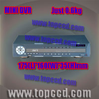MINI MJPEG 4-Channel stand alone DVR (Just 0.55kg) (www.topccd.com / www.topccd.cn )
