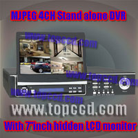 MJPEG 4CH stand alone DVR with 7