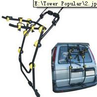Universal Rear Mount Bike Carrier HIGH TYPE with steel holder to carrier 2 Bike
