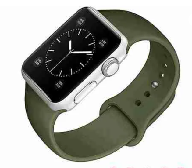 Silicone watch band
