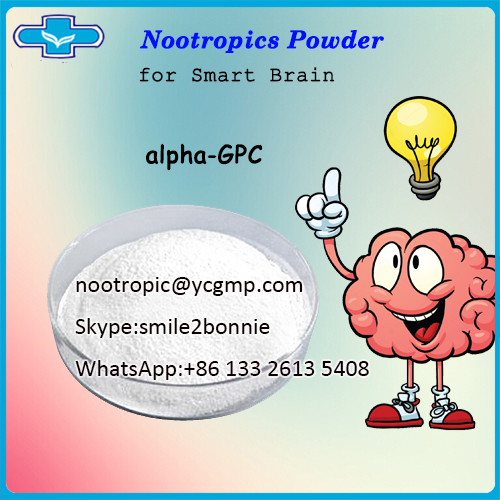 Raw Materials Choline Glycerophosphate Alpha-GPC/nootropic@ycgmp.com