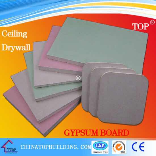 Standard Gpsum Board Fireproof Gypsum Board