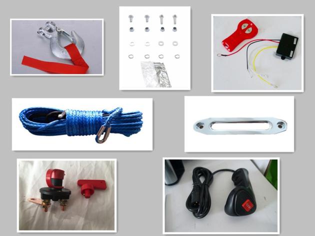 8000LBS Synthetic Rope Electric Winch