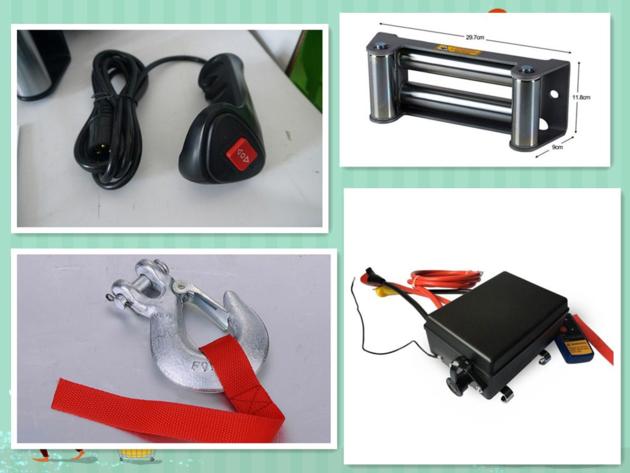 8500LB DC12V 24V SUV Electric Winch