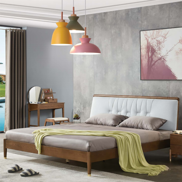 Customized Bedroom Furniture Bed Nordic Simplicity