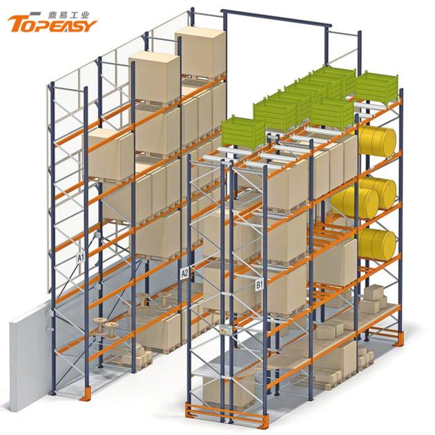 heavy duty metal warehouse storage rack