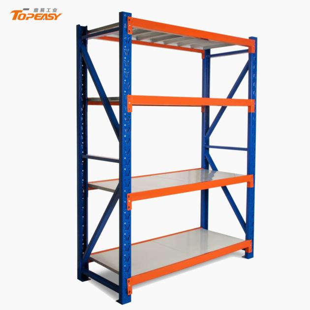 medium duty boltless rack steel plate storage shelf rack