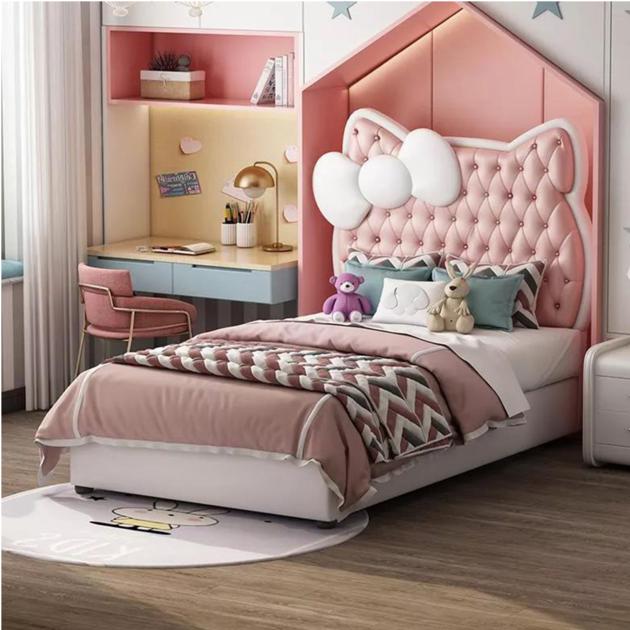 Umikk Kids Style Bed Solid Wood Frame Bunk Bed Customized  Bedroom Furniture Bed
