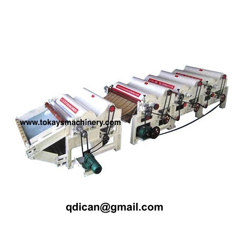 Textile fabric waste recycling machine carding machine