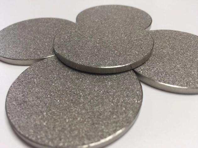 Sintered Porous Titanium Plates For Mufflers
