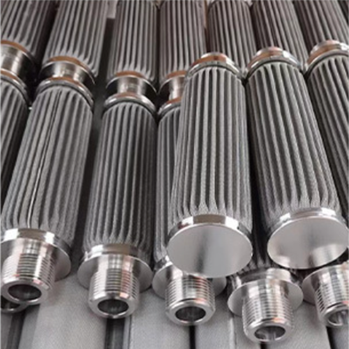Stainless Steel Pleated Filter For High