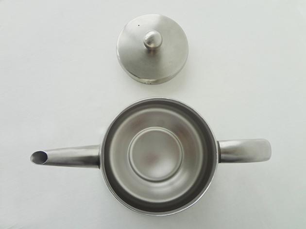 Stainless Steel Double Wall Teapot