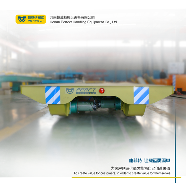 Battery Powered Flatbed Railroad Carriage For