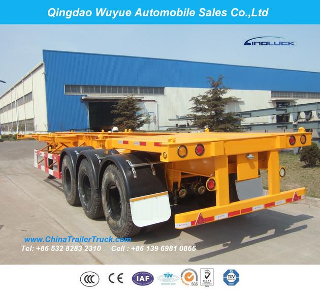 3 Axle Container Chassis Or Container