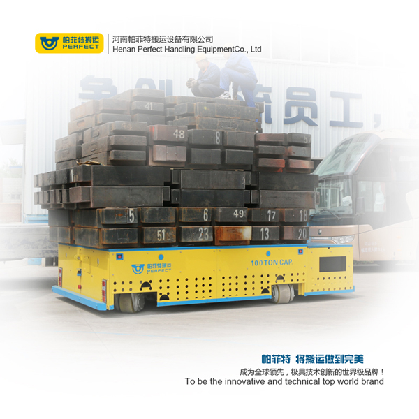 Steel Material Transfer Platforms Workshop Transfer Wagon