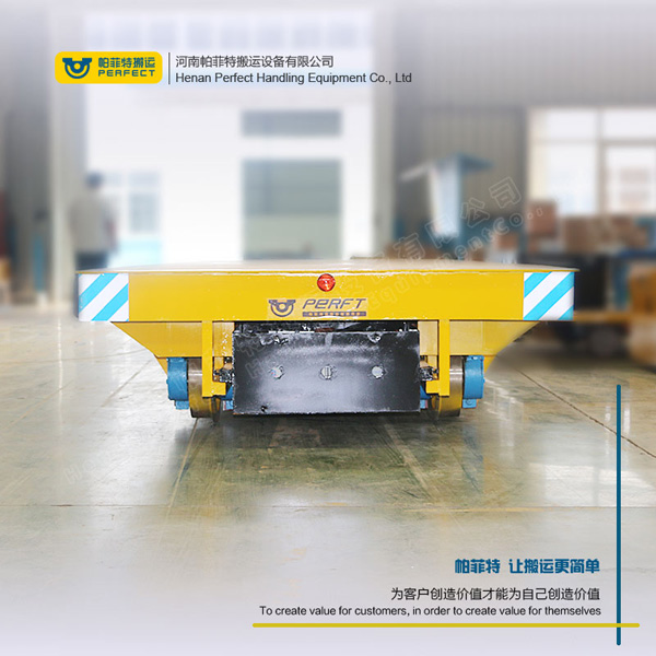 Flat Table Rail Wagon Factory Use Cast Wheels Transfer Car