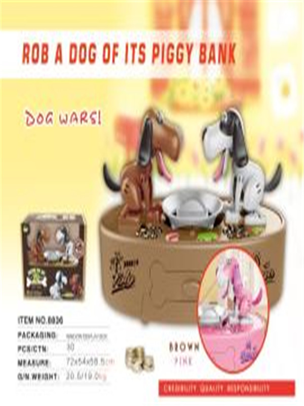 8836 rob a dog of its piggy bank
