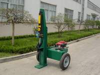 Gasoline driven wood cutter