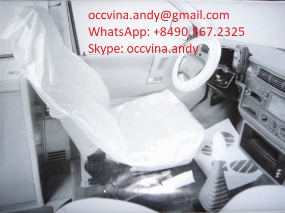 Disposable Plastic Car Seat Cover for Car Wash and Car Repair