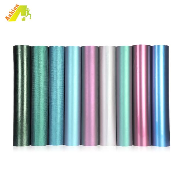 chameleon film roll hologram rainbow heat transfer vinyl for clothing textile fabric lettering engra