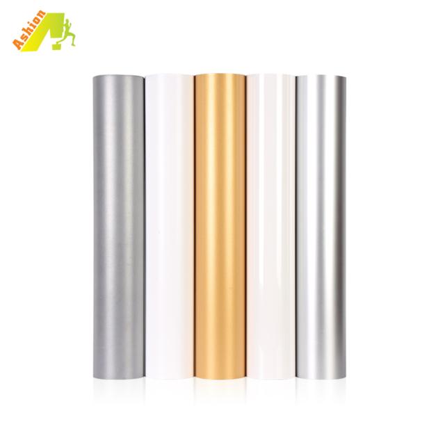 Eco solvent digital printable cutting PU vinyl white gold siliver reflective colors printing film fo