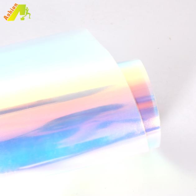 Aishan Htv Rainbow Vinyl Holographic Reflective