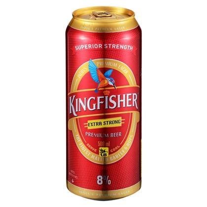 KINGFISHER EXTRA STRONG BEER 