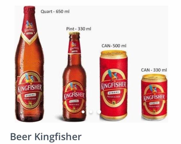 Kingfisher Beer (500 ml) Cans