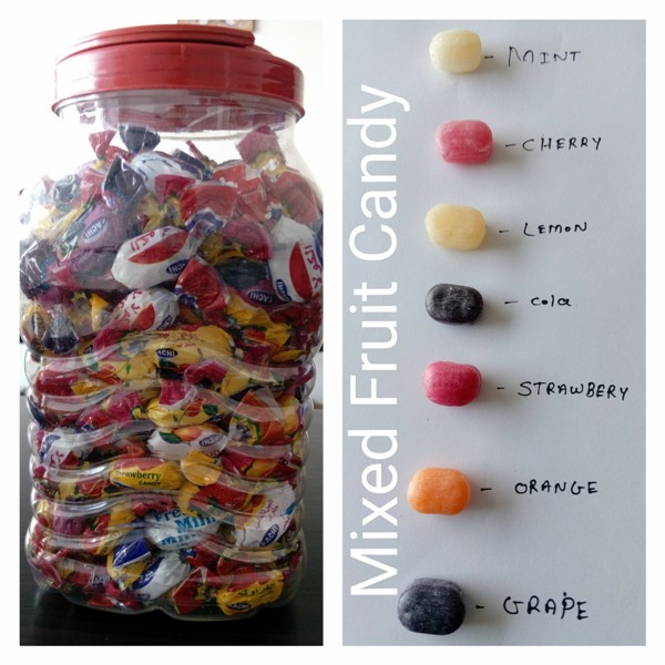 Mixed fruit Candy
