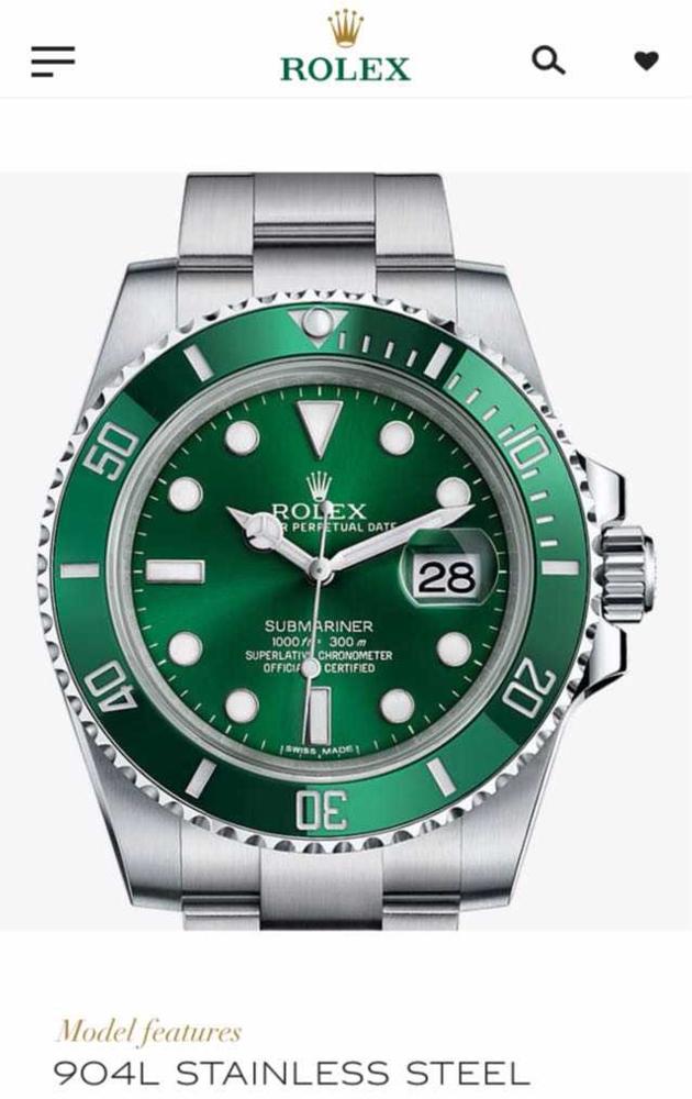 ROLEX 116610 LV GREEN SUBMARINER 