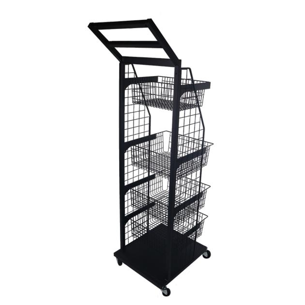 Wire Storage Basket Rack