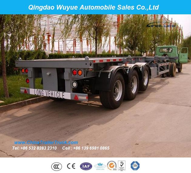 3 Axle Container Chassis Or Container