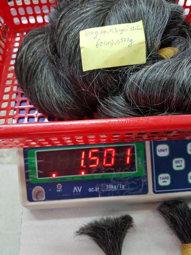 Standard Single Drawn Grey Hair Wholesale