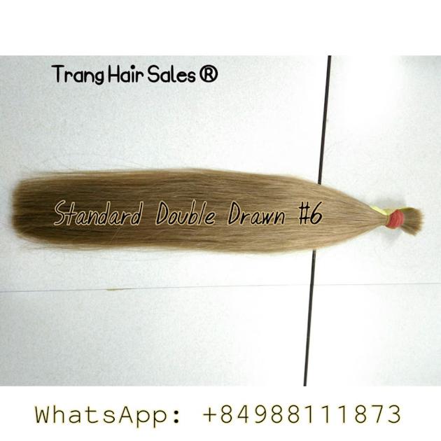 Standard double drawn remy hair wholesale price premium quality